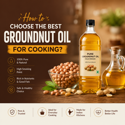 How to choose the best groundnut oil for cooking?