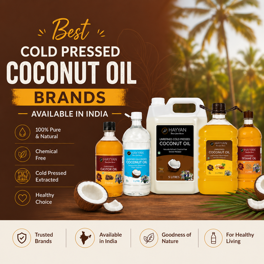 Best cold pressed coconut oil brands available in India