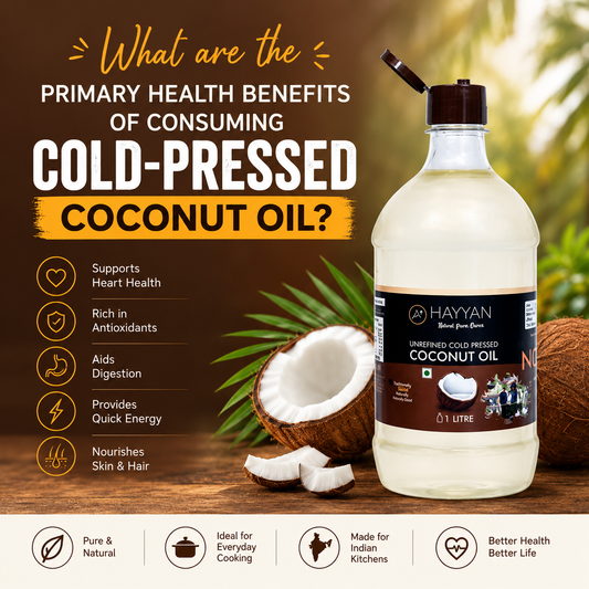 What are the primary health benefits of consuming Cold-pressed Coconut Oil?