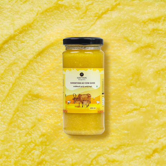 Hayyan A2 Pure Kangeyam Cow Ghee 250 ml