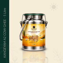 Hayyan A2 Pure Kangeyam Cow Ghee 5 Litre (Dholchi)