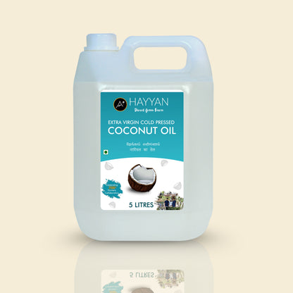 HAYYAN Organic Extra Virgin Coconut Oil - 500 ml