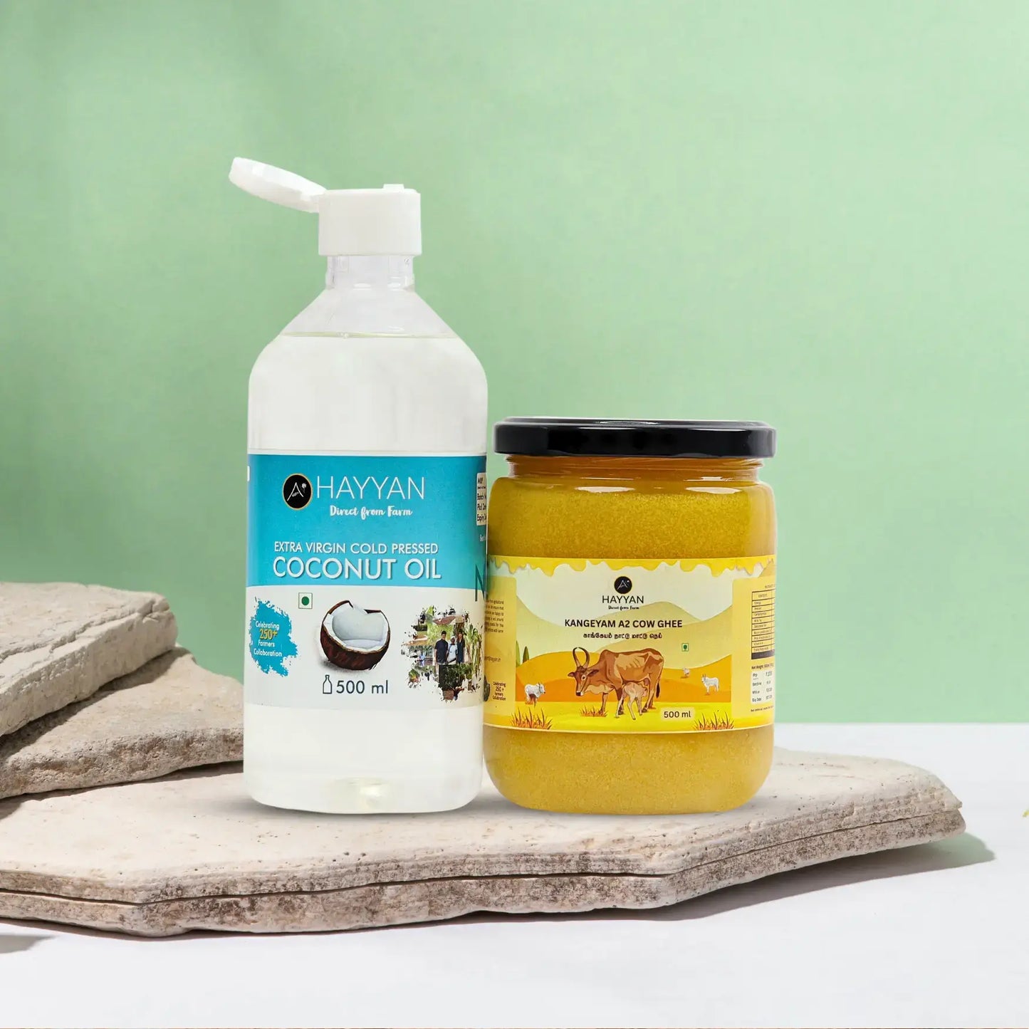 Premium Health Pack (A2 Ghee 500ml + VCO 500ml)
