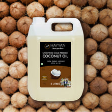 HAYYAN Cold Pressed Own Farm Unrefined Coconut Oil - 5 Litres