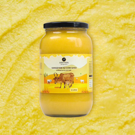 Hayyan A2 Pure Kangeyam Cow Ghee 1 Litre