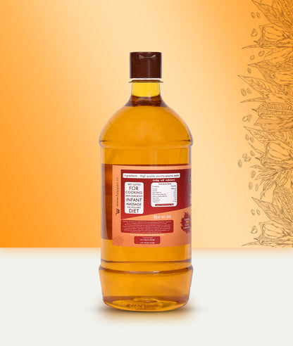 HAYYAN Cold Pressed Sesame Oil / Gingelly Oil / Til Ka Oil - 1 Litre