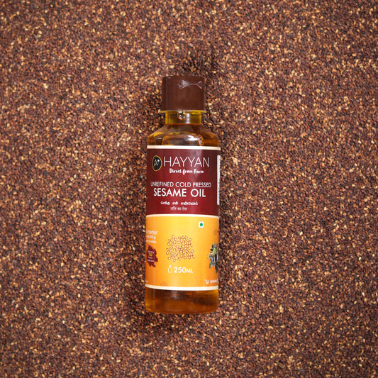 HAYYAN Cold Pressed sesame Oil - 250 ml