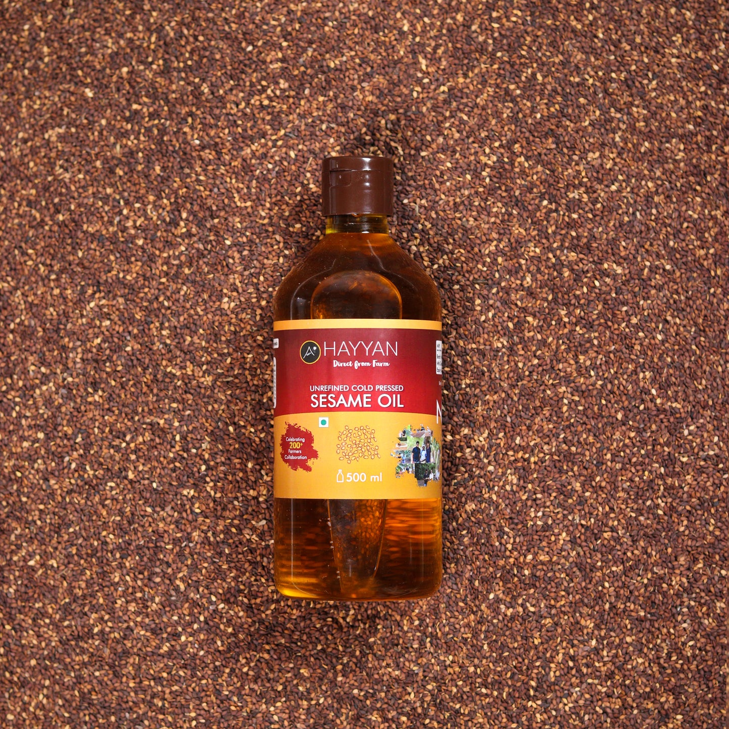 HAYYAN Cold Pressed sesame Oil - 500 ml
